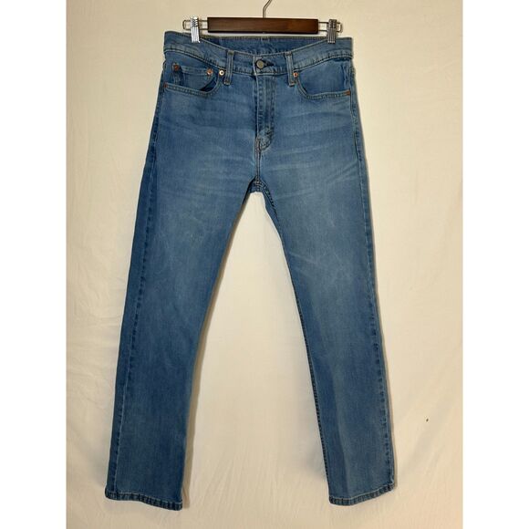 Levi's Men's Classic Slim Straight 513 Blue Jeans Size 32X31 - Picture 1 of 5